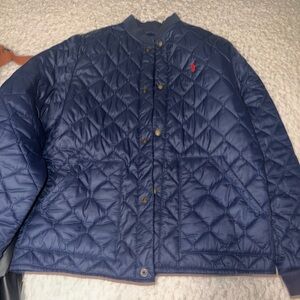 Polo Ralph Lauren Dark Blue Quilted Puffer Jacket